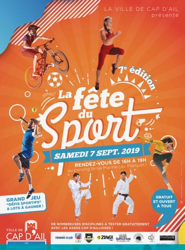La Fête du Sport le 7 septembre 2019