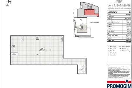 Modern apartment - 4 rooms - 102 m² - Eze