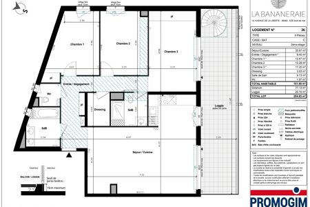 Appartement moderne - 4 pièces - 102 m² - Eze