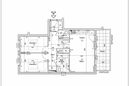 Flat - 3 rooms - 66 m² - MENTON